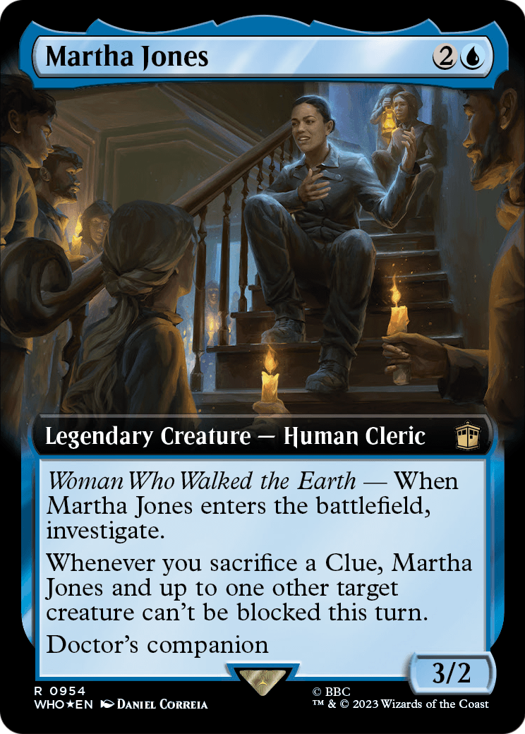 Martha Jones (Extended Art) (Surge Foil) (WHO-954) [Doctor Who] Foil