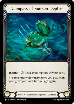 Compass of Sunken Depths (GEM037) - GEM Pack 2 Cold Foil