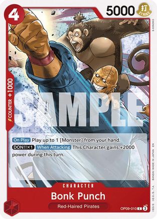 Bonk Punch (Reprint) (OP09-010) - Starter Deck 23: RED Shanks
