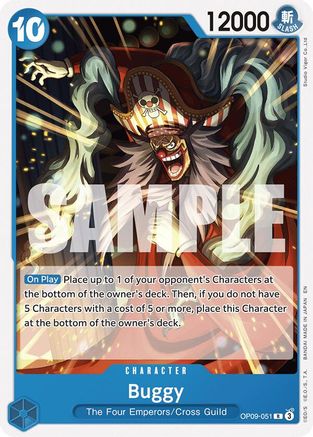 Buggy (Reprint) (OP09-051) - Starter Deck 25: BLUE Buggy