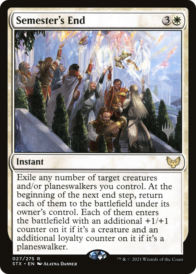 Semester's End (PPSTX-027) [Promo Pack: Strixhaven: School of Mages Promos]