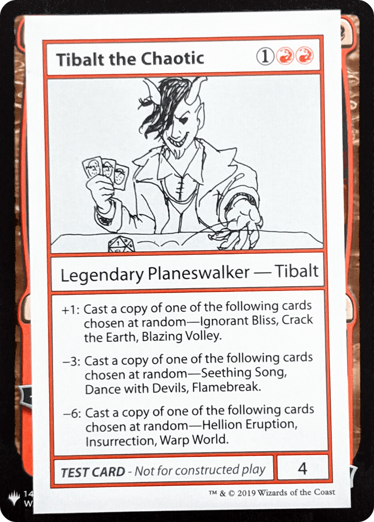 Tibalt the Chaotic [Mystery Booster Playtest Cards 2019]