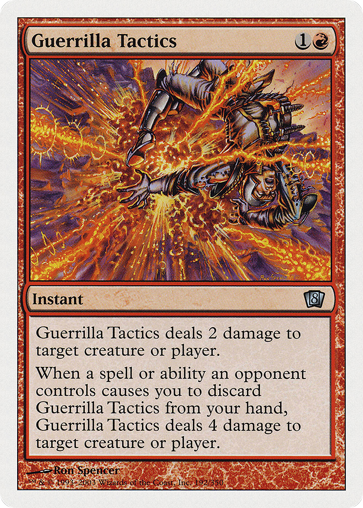 Guerrilla Tactics (8ED-192) [8th Edition] Foil
