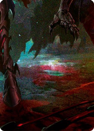 Uzuri, Switchblade // Emperor, Dracai of Aesir Double Sided Art Card (Bottom Left) - GEM Pack 1