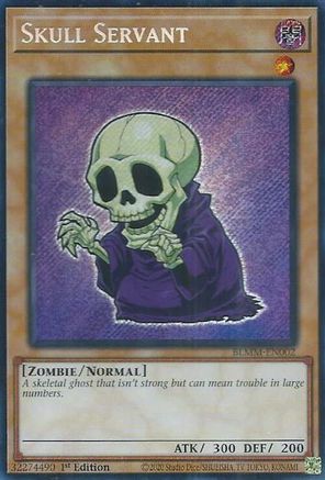 Skull Servant (Secret Rare) (BLMM-EN002) - Battles of Legend: Monster Mayhem 1st Edition