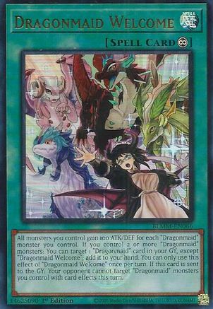 Dragonmaid Welcome (Ultra Rare) (BLMM-EN066) - Battles of Legend: Monster Mayhem 1st Edition