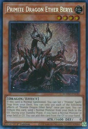 Primite Dragon Ether Beryl (Secret Rare) (BLMM-EN130) - Battles of Legend: Monster Mayhem 1st Edition