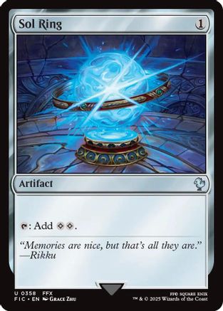 Sol Ring (FIC-358) (Surge Foil) [Commander: FINAL FANTASY] Foil