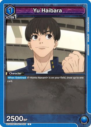 Yu Haibara (021) (UEX02BT/JJK-3-021) - UEX02BT Jujutsu Kaisen Vol2