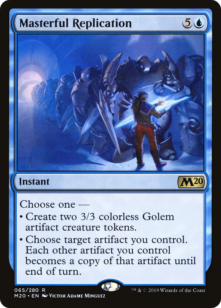 Masterful Replication (M20-065) [Core Set 2020] Foil