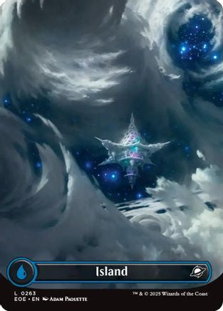 Island (EOE-263) (Borderless) [Edge of Eternities] Foil