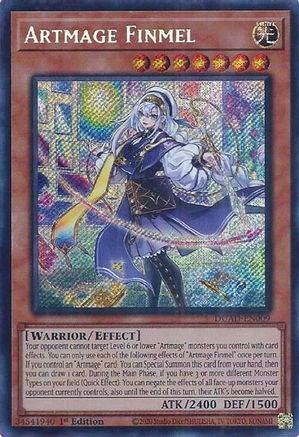 Artmage Finmel (Secret Rare) (DUAD-EN009) - Duelist's Advance 1st Edition