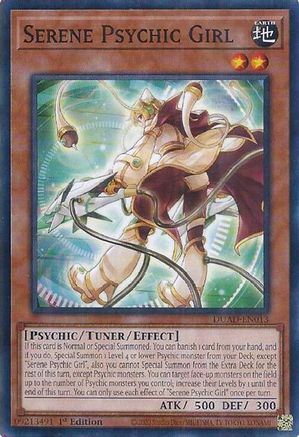 Serene Psychic Girl (Common) (DUAD-EN013) - Duelist's Advance 1st Edition