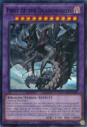 First of the Dragonlords (Super Rare) (DUAD-EN036) - Duelist's Advance 1st Edition