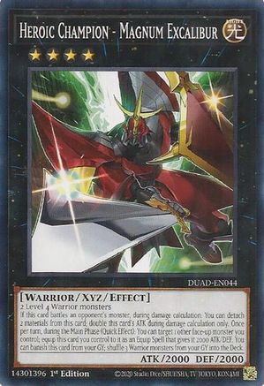 Heroic Champion - Magnum Excalibur (Common) (DUAD-EN044) - Duelist's Advance 1st Edition