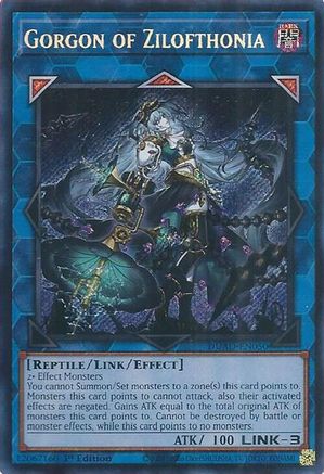 Gorgon of Zilofthonia (Secret Rare) (DUAD-EN050) - Duelist's Advance 1st Edition