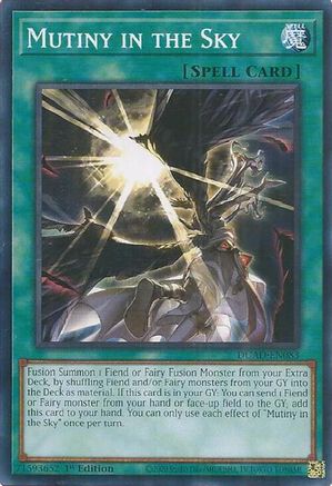 Mutiny in the Sky (Common) (DUAD-EN083) - Duelist's Advance 1st Edition
