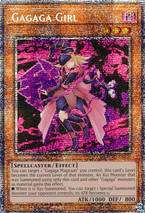 Gagaga Girl (Alternate Art) (Starlight Rare) (DUAD-EN101) - Duelist's Advance 1st Edition