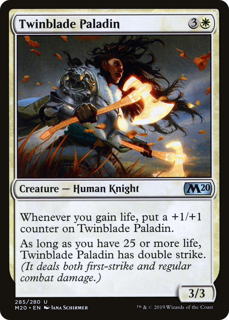 Twinblade Paladin (M20-285) [Core Set 2020]