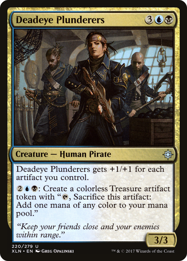 Deadeye Plunderers (XLN-220) [Ixalan] Foil