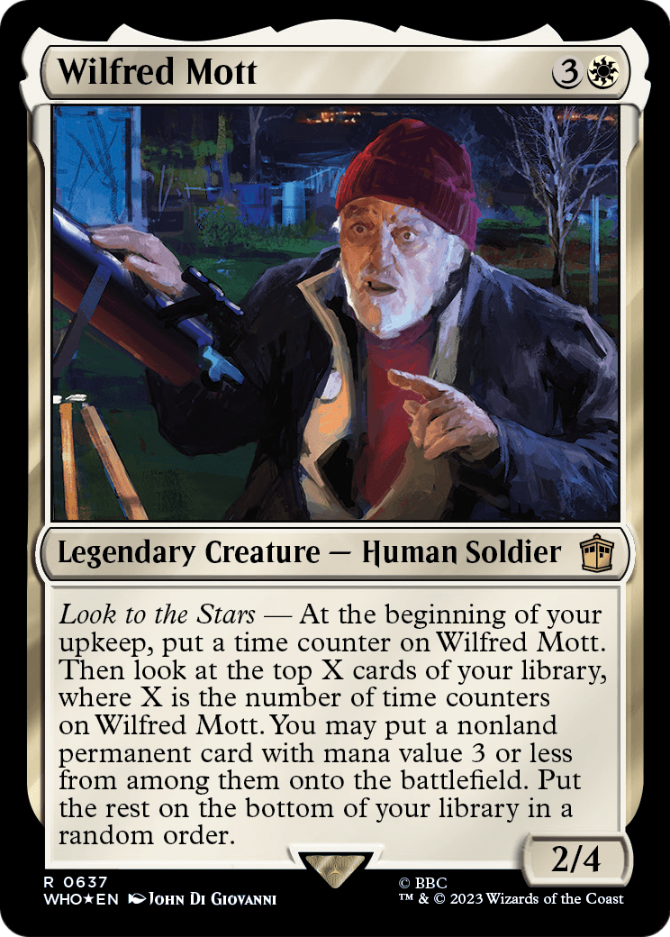 Wilfred Mott (Surge Foil) (WHO-637) [Doctor Who] Foil