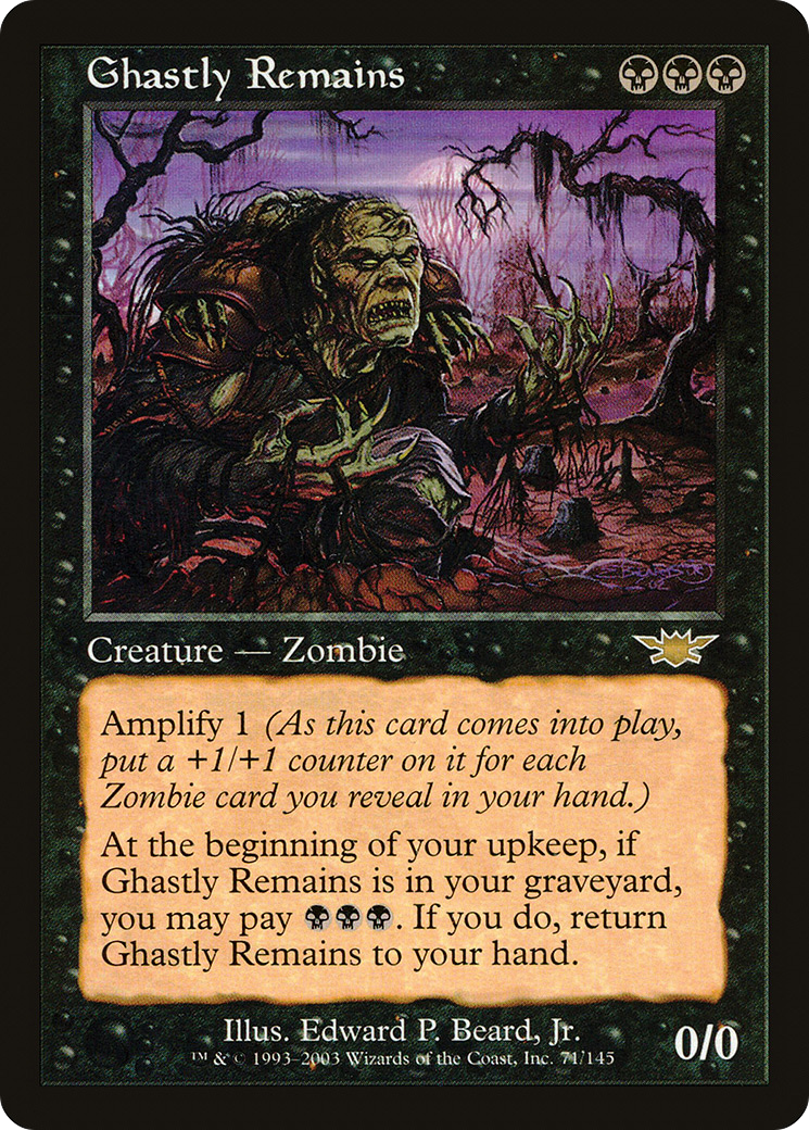 Ghastly Remains (LGN-071) [Legions] Foil
