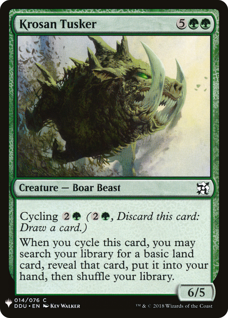Krosan Tusker (DDU) - The List [The List]
