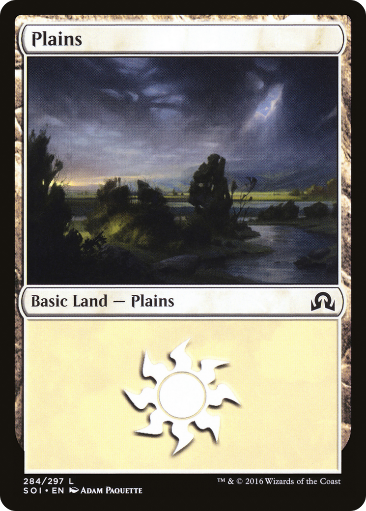 Plains (SOI-284) [Shadows over Innistrad] Foil