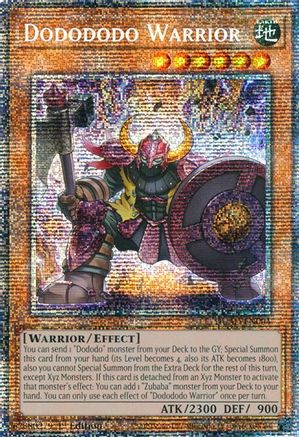 Dodododo Warrior (Starlight Rare) (DUAD-EN004) - Duelist's Advance 1st Edition