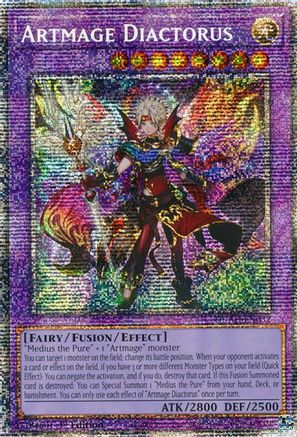 Artmage Diactorus (Starlight Rare) (DUAD-EN032) - Duelist's Advance 1st Edition