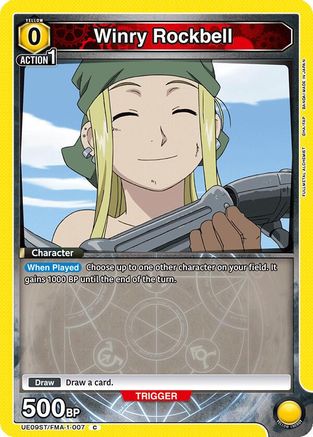 Winry Rockbell (UE09ST/FMA-1-007) - UE09ST FULLMETAL ALCHEMIST Starter Deck