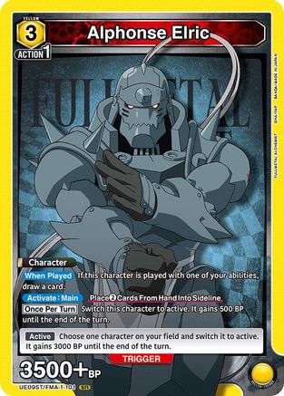 Alphonse Elric (101) (UE09ST/FMA-1-101) - UE09ST FULLMETAL ALCHEMIST Starter Deck Foil