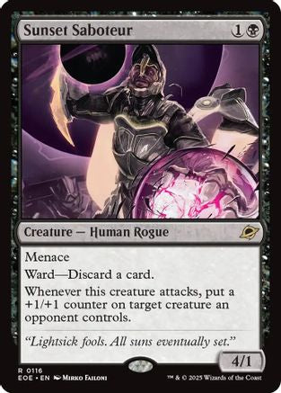 Sunset Saboteur (EOE-116) [Edge of Eternities] Foil