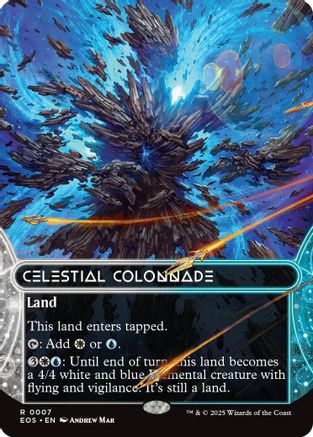 Celestial Colonnade (EOS-007) (Borderless) [Edge of Eternities: Stellar Sights]