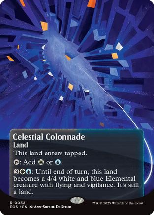 Celestial Colonnade (EOS-052) (Borderless) [Edge of Eternities: Stellar Sights]