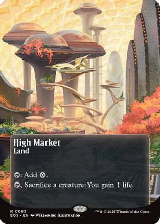 High Market (EOS-063) (Borderless) [Edge of Eternities: Stellar Sights]