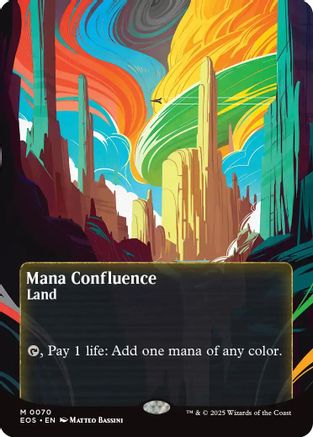 Mana Confluence (EOS-070) (Borderless) [Edge of Eternities: Stellar Sights] Foil