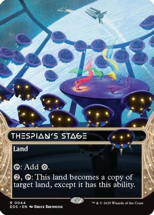 Thespian's Stage (EOS-044) (Borderless) [Edge of Eternities: Stellar Sights] Foil