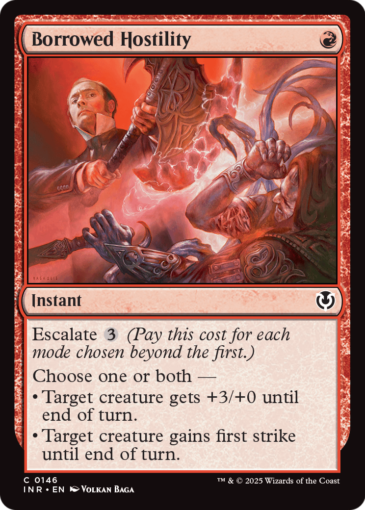 Borrowed Hostility - Foil [Innistrad Remastered]