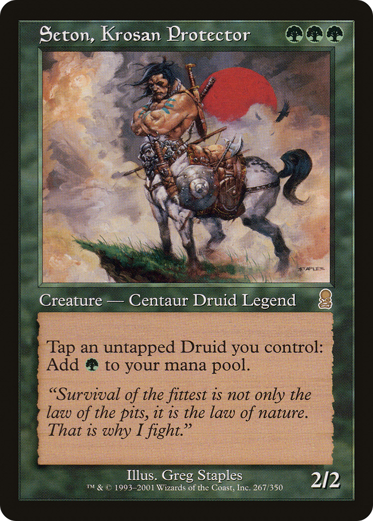 Seton, Krosan Protector (ODY-267) [Odyssey] Foil