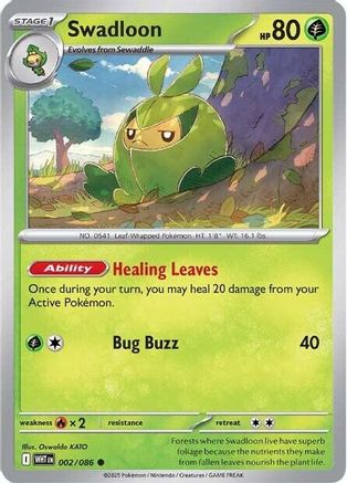 Swadloon (002/086) [SV White Flare] Reverse Holofoil - Common