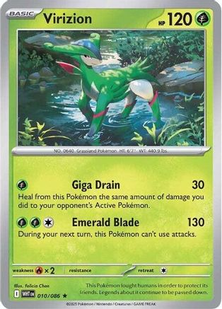 Virizion (010/086) [SV White Flare] Holofoil - Rare