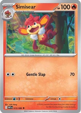 Simisear (015/086) [SV White Flare] - Uncommon