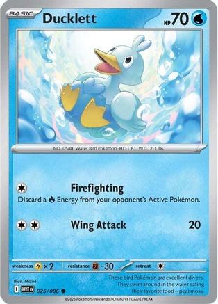 Ducklett (025/086) [SV White Flare] - Common