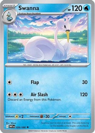 Swanna (026/086) [SV White Flare] - Uncommon