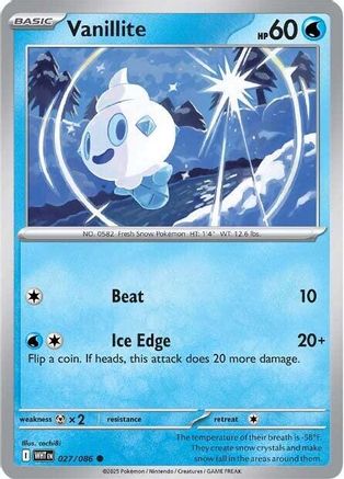 Vanillite (027/086) [SV White Flare] - Common