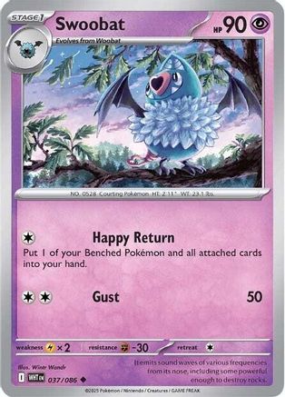 Swoobat (037/086) [SV White Flare] - Uncommon