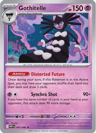 Gothitelle (043/086) [SV White Flare] Holofoil - Rare