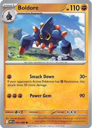 Boldore (047/086) [SV White Flare] - Common