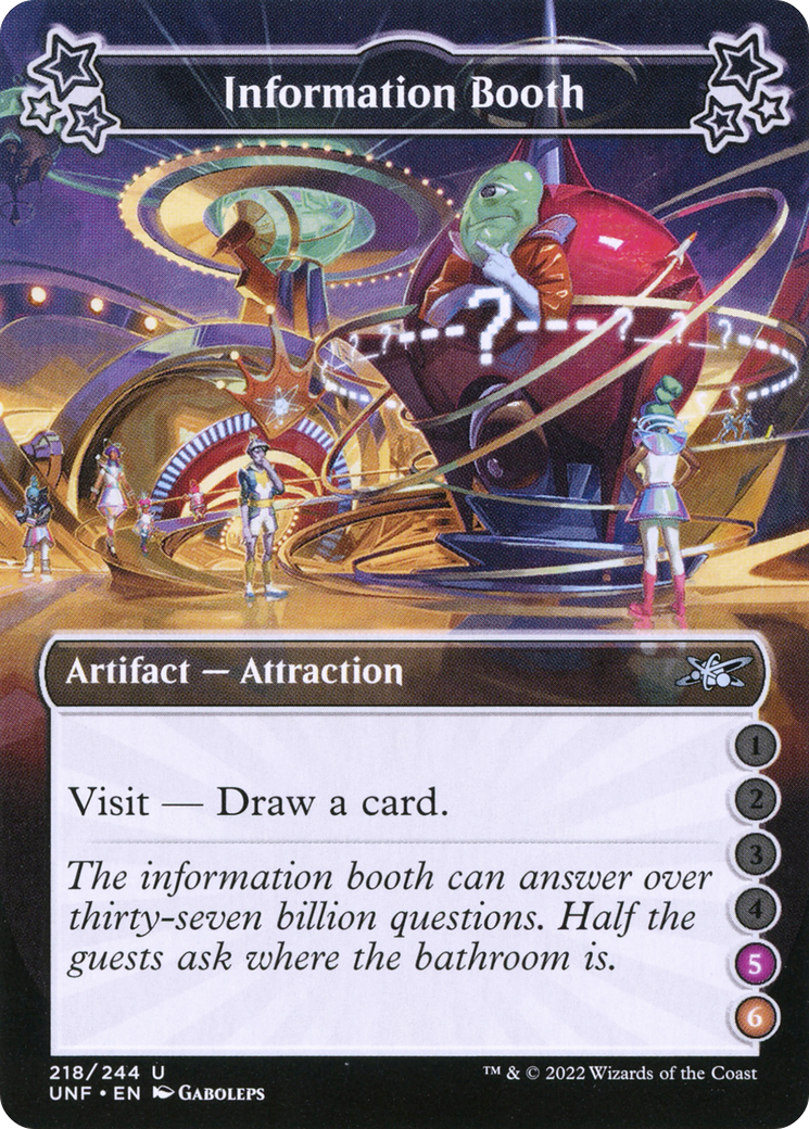 Information Booth (5-6) (UNF-218) [Unfinity] Foil